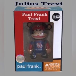 NIB PAUL FRANK Baseball Player Julius TREXI Mini-Figure